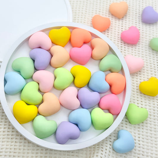 Stick-on Charms: Skittles Heart (Matte)