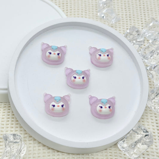 Stick-on Charms: Kuromi (glow in the dark)