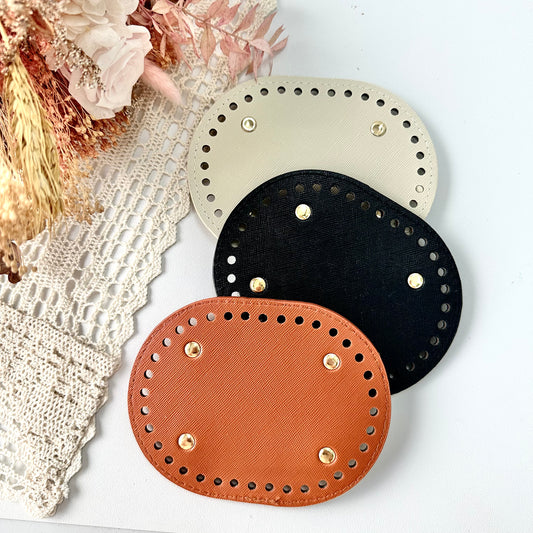 11 x 14cm Oval PU Bag Base