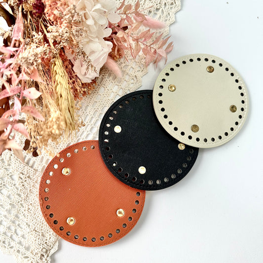 12cm Round PU Bag Base