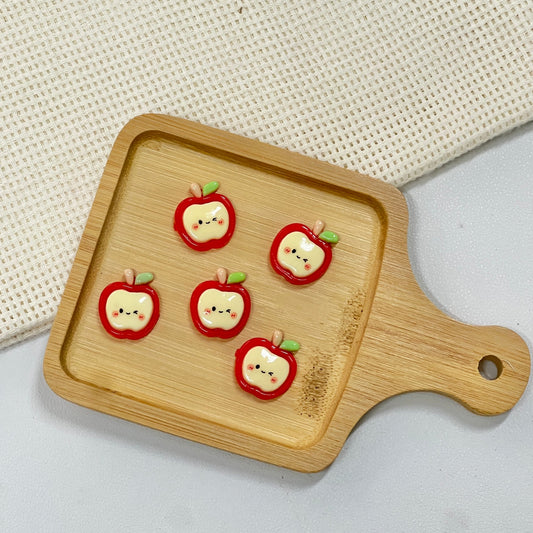 Stick-on Charms: Smiley Apples