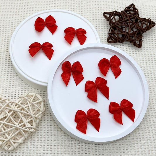 2.5cm Satin Ribbon: Red