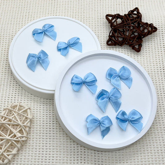 2.5cm Satin Ribbon: Blue