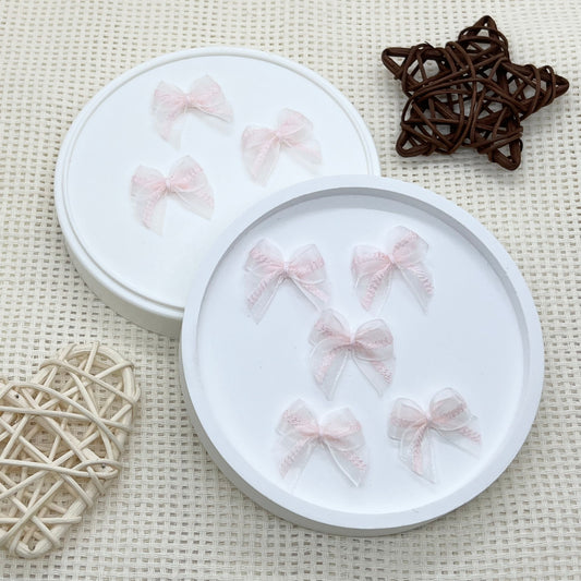 2.5cm Lace Ribbon: Pink