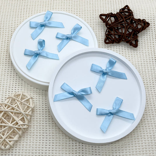 3cm Satin Ribbon: Blue