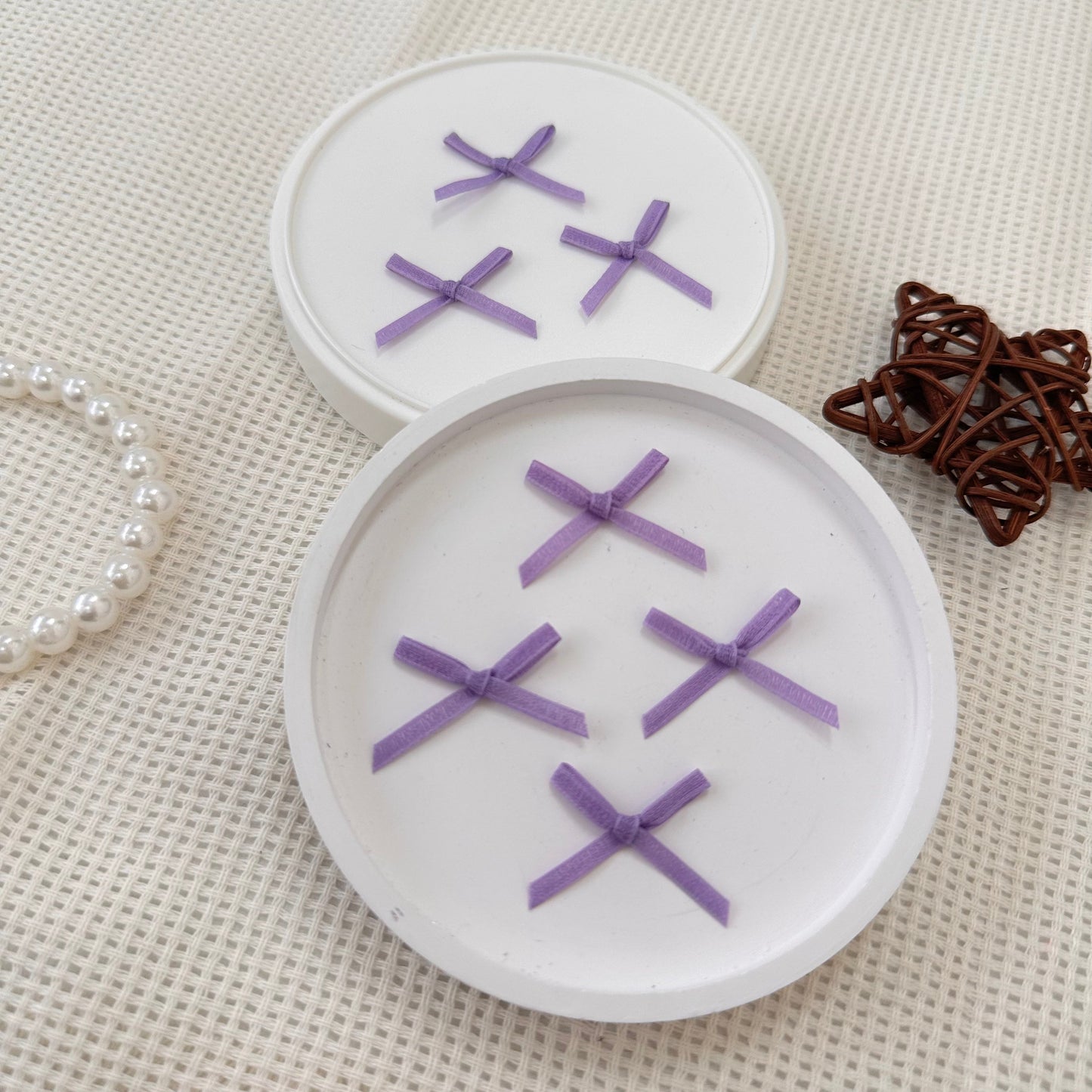 3cm Jute Ribbon: Purple