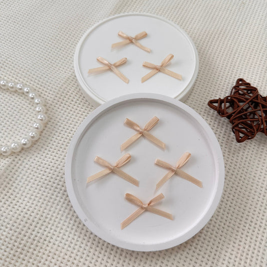 3cm Mini Satin Ribbon: Champagne