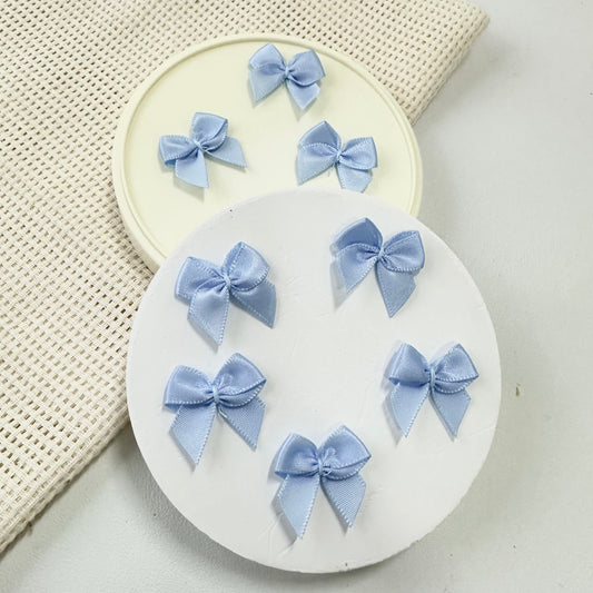 2.5cm Satin Ribbon: Ocean Blue