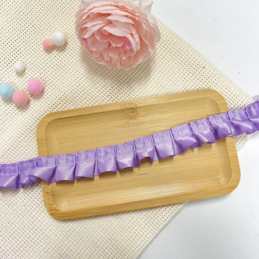 100cm Satin Ribbon: Purple