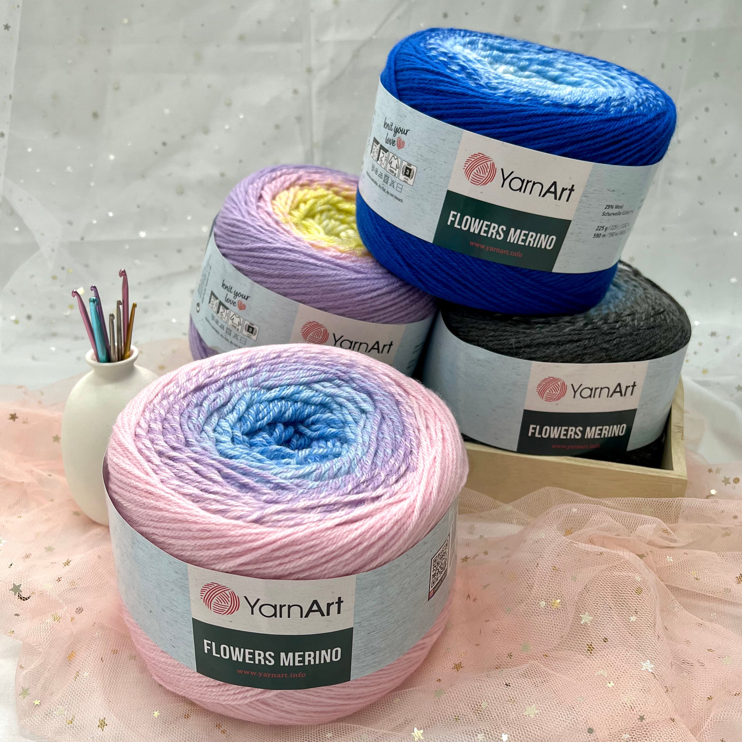 YARNART - Flowers Merino – Memo's Art House