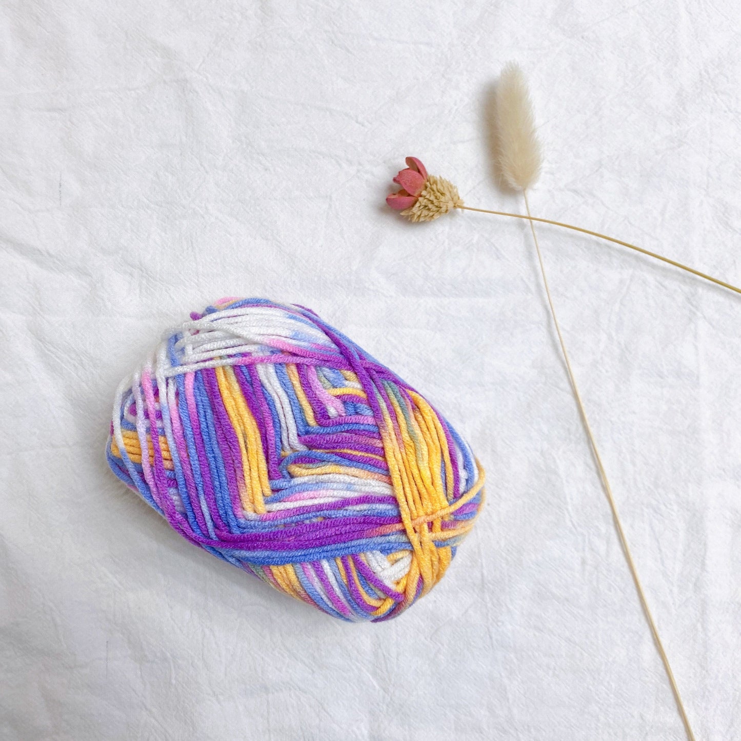 š® Milk Cotton Yarn: Melange (5ply)