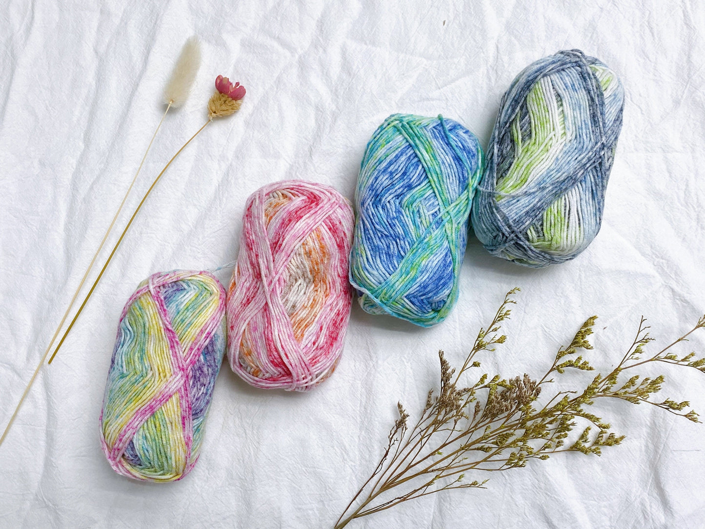 π 4ply Milk Cotton: Melange