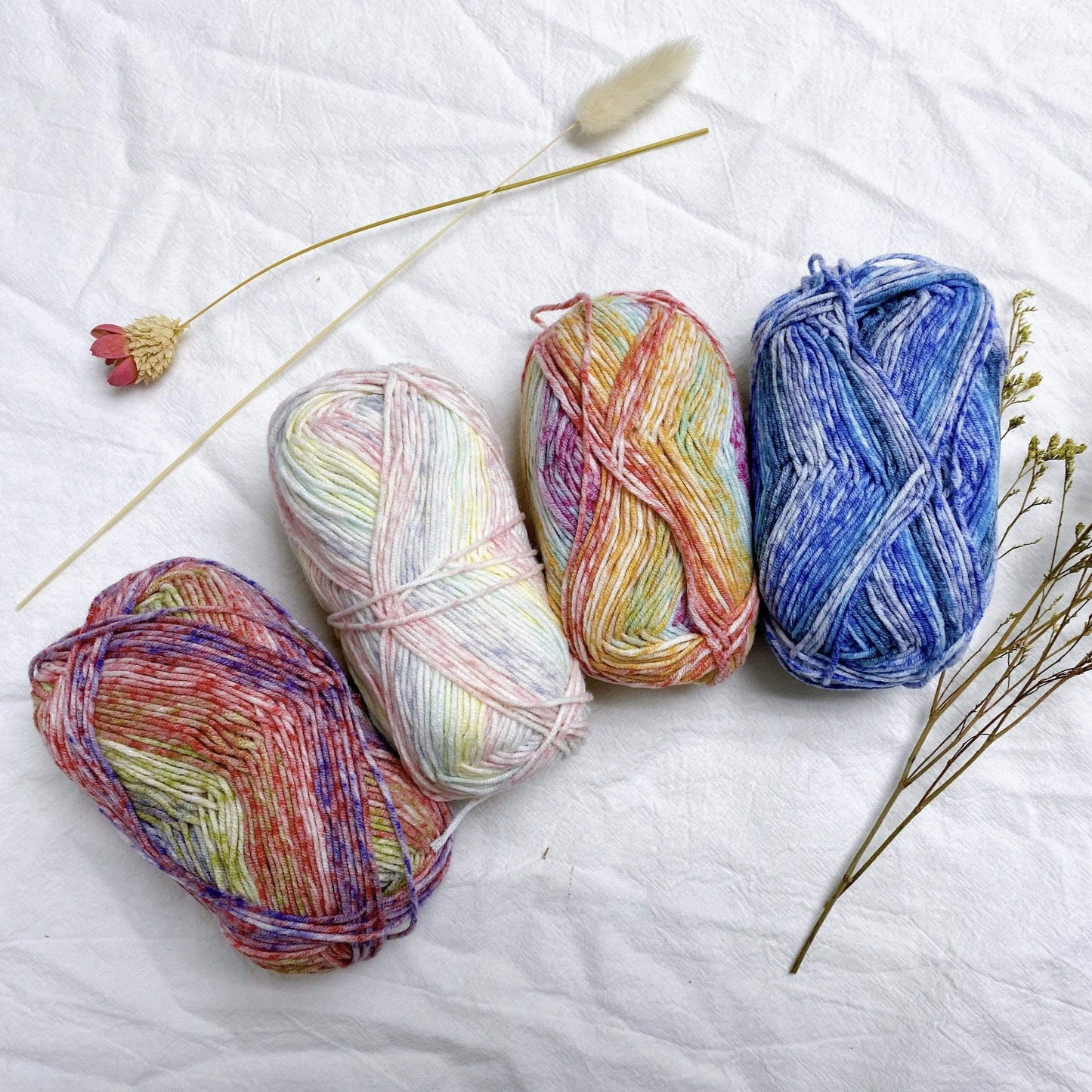 π 4ply Milk Cotton: Melange
