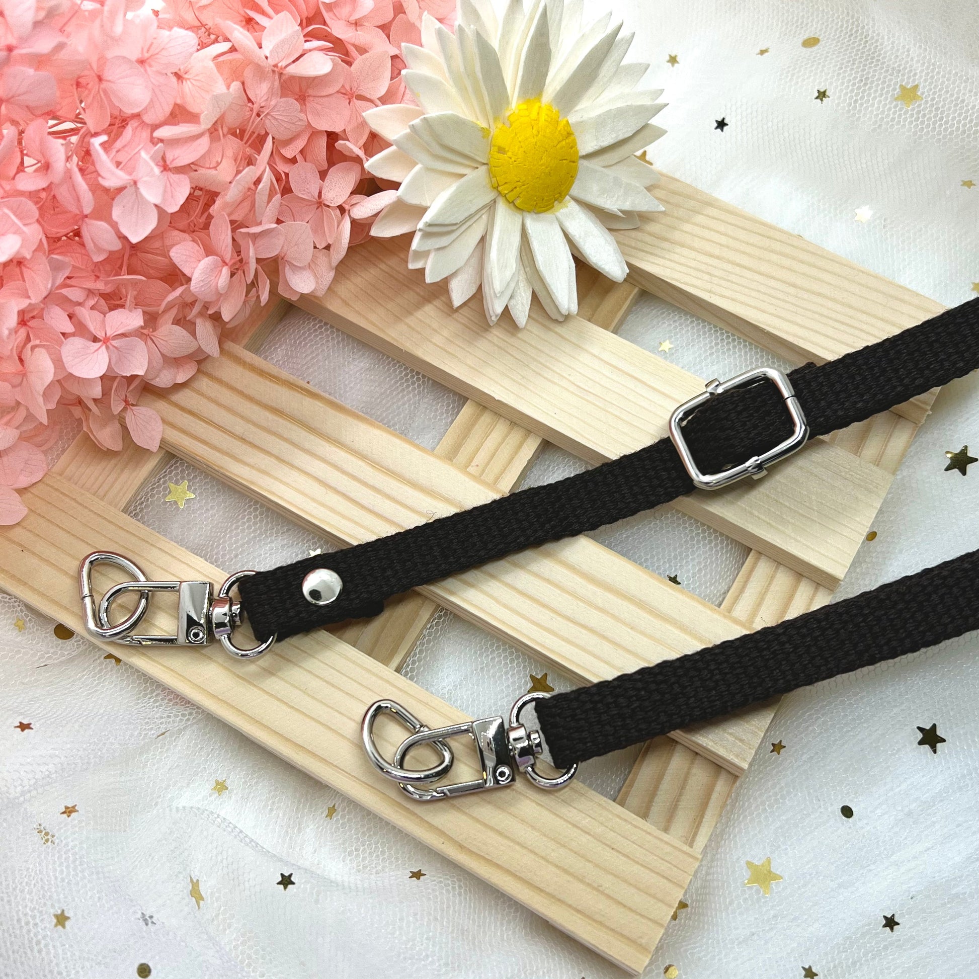 Fabric top bag strap