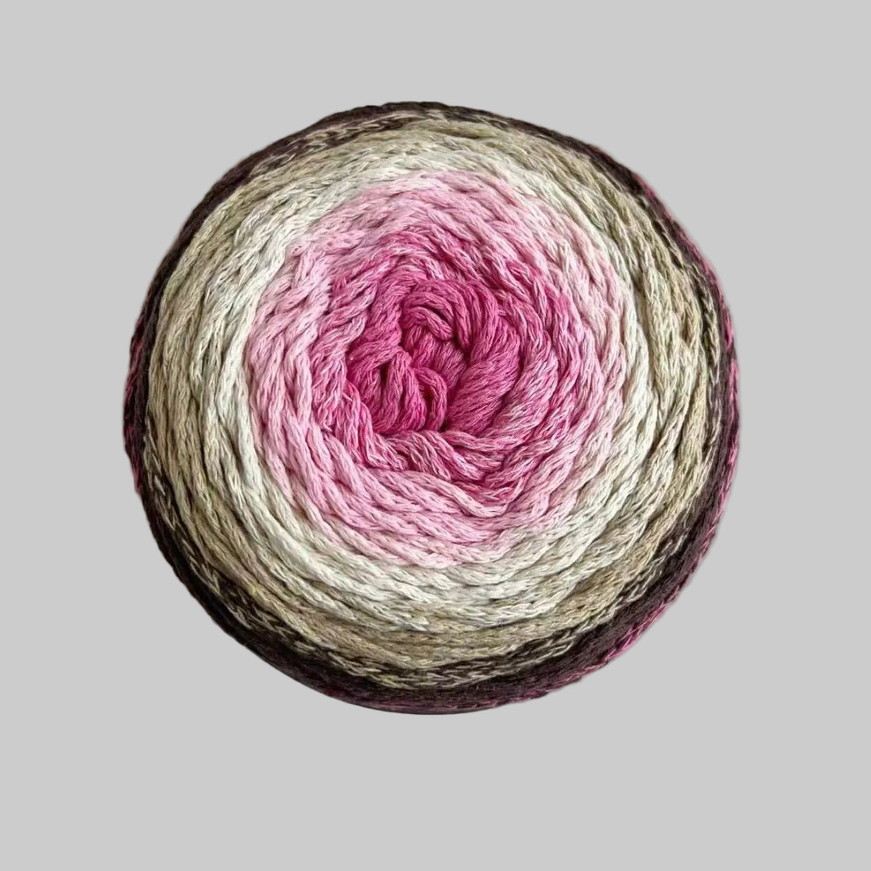 Warm & Glow - Daffodil Bliss | Braided Rope Aran Cake