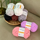Warm & Glow  - Sunflower Grace Shine | Super Chunky Chenille Glitter