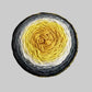 Warm & Glow - Daffodil Bliss | Braided Rope Aran Cake