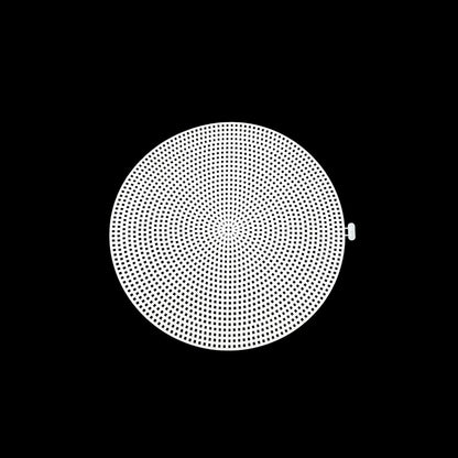 Clear Plastic Grid Bag Base - Round