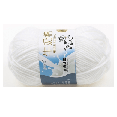 🐮 Milk Cotton Yarn (5ply)