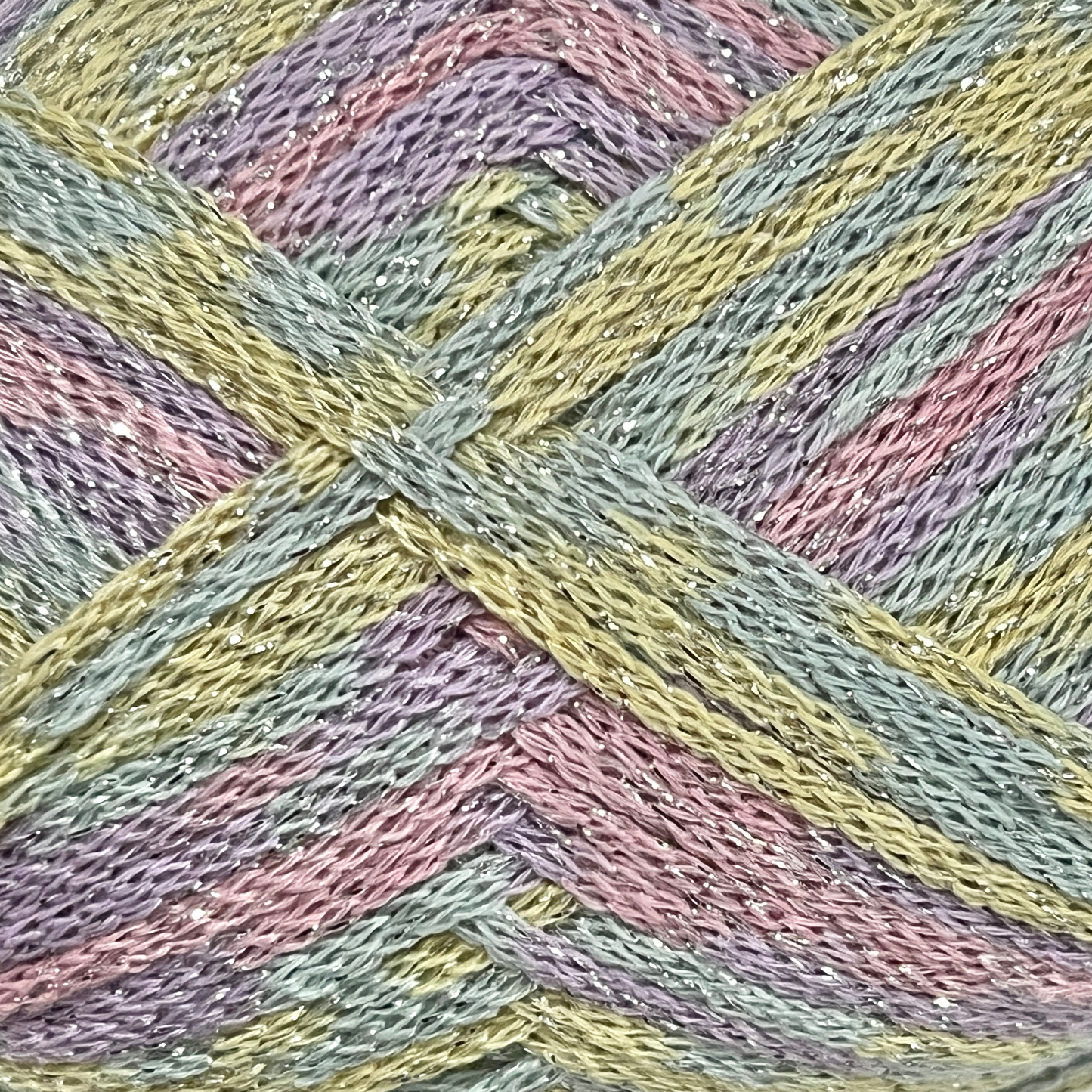 Warm & Glow - Iris Bliss Shine Party | Glitter Braided Rope Aran