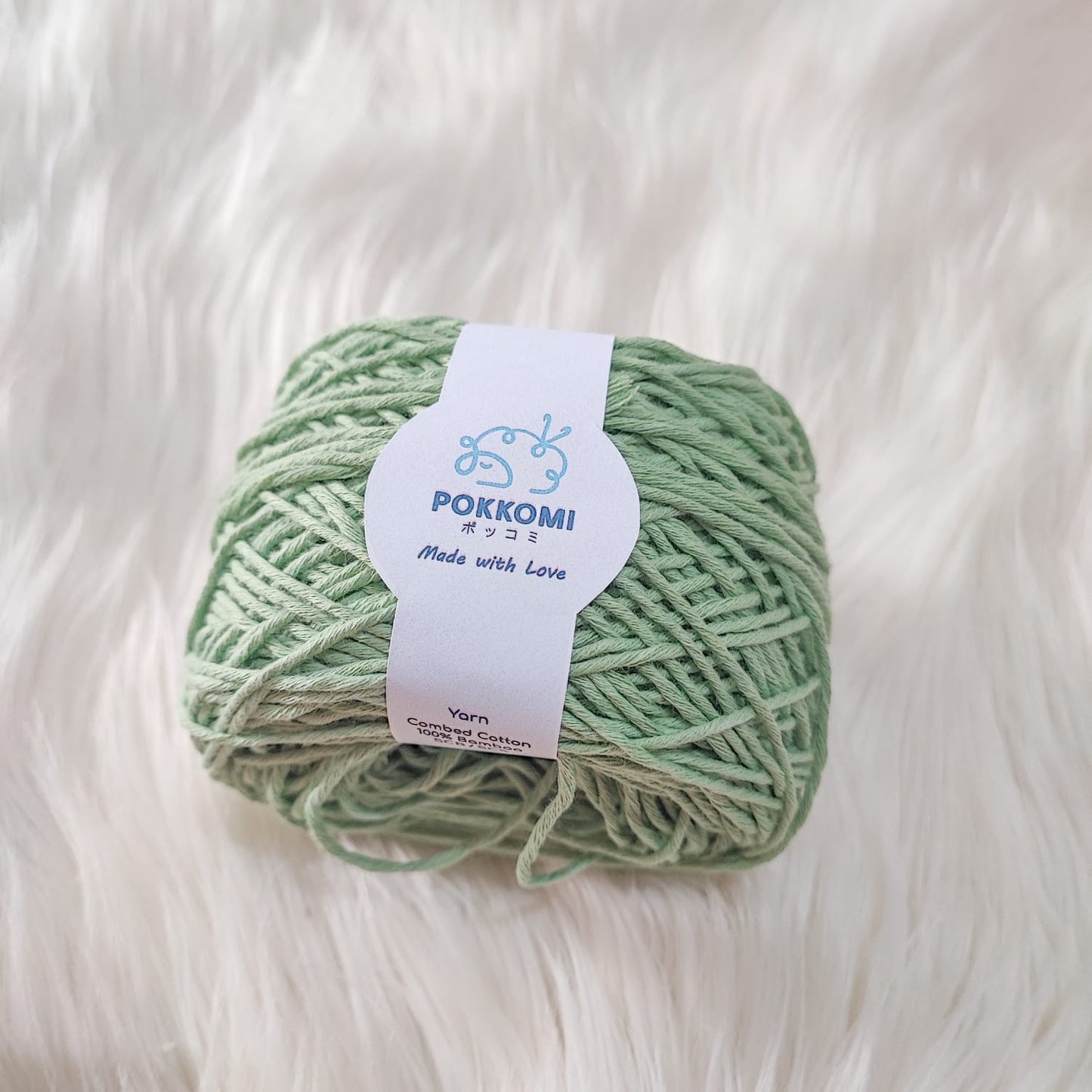 Pokkomi: Combed Cotton (Solid Colour, 100g)