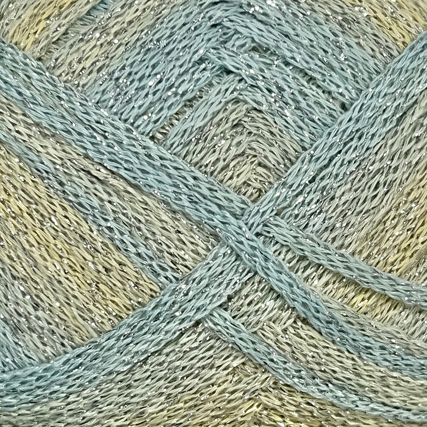 Warm & Glow - Iris Bliss Shine Party | Glitter Braided Rope Aran