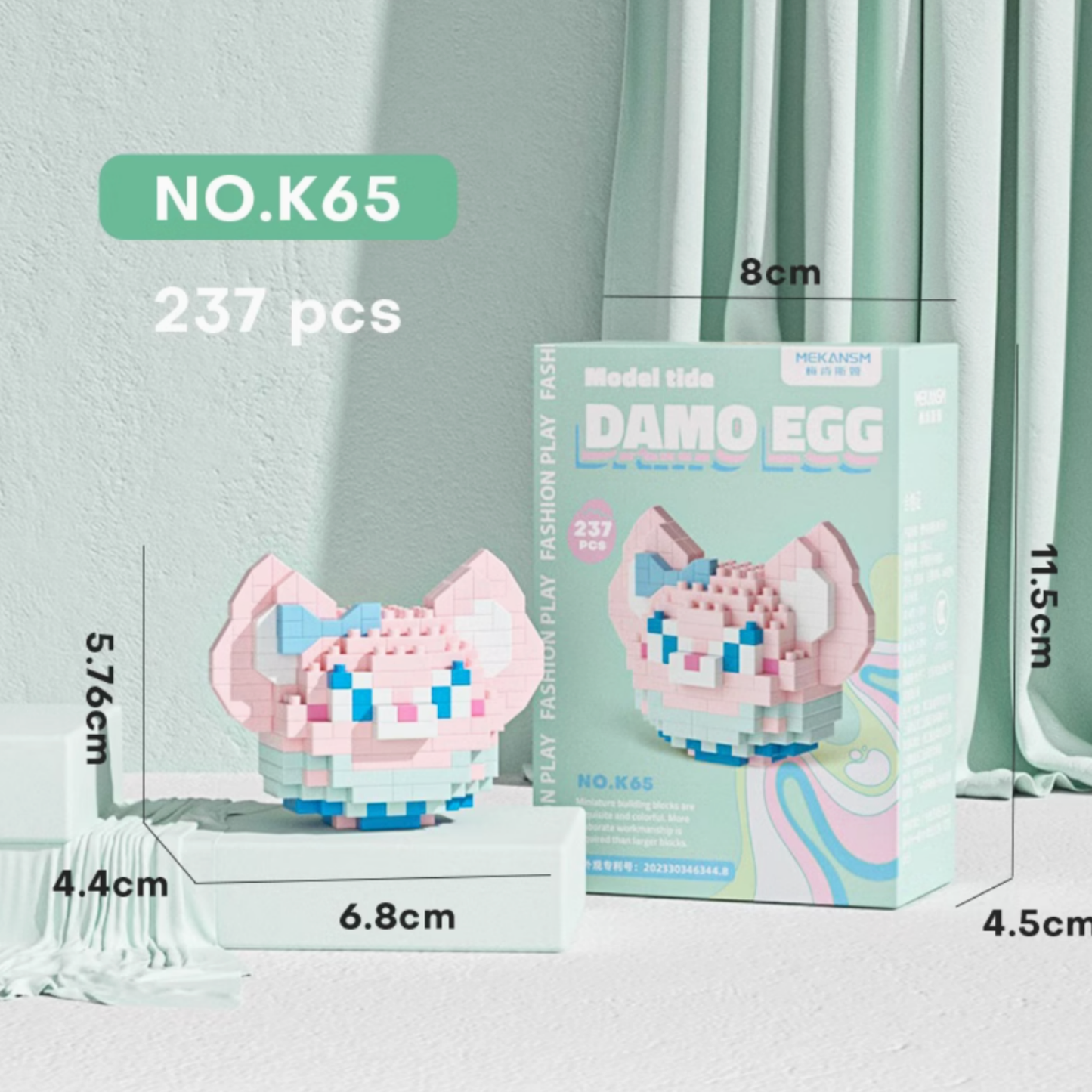 Character Eggs V2 Nano Blocks