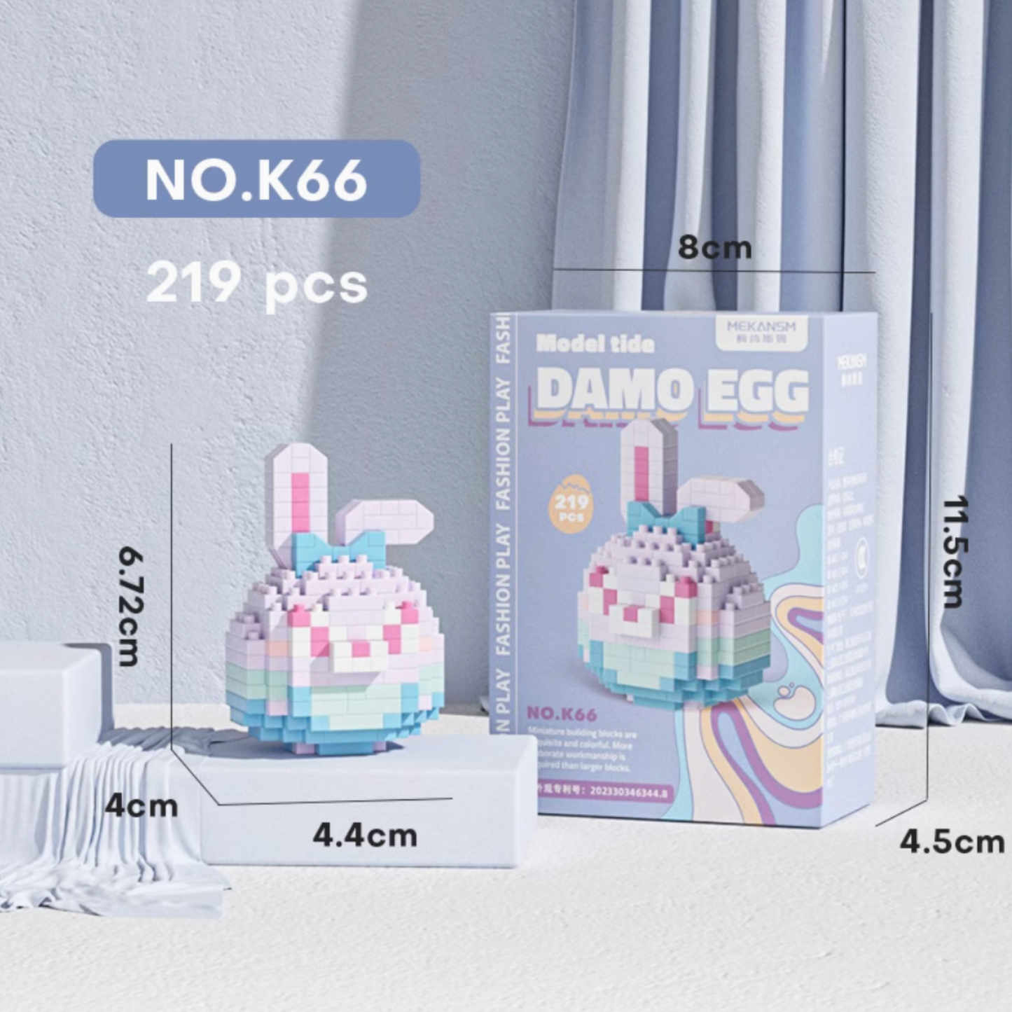 Character Eggs V2 Nano Blocks