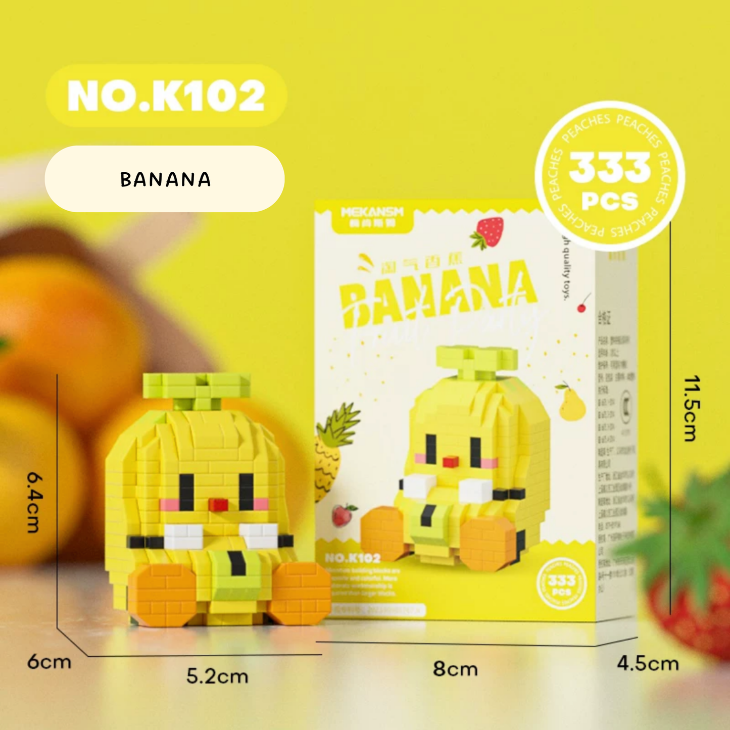 Happy Fruit Friends Nano Blocks