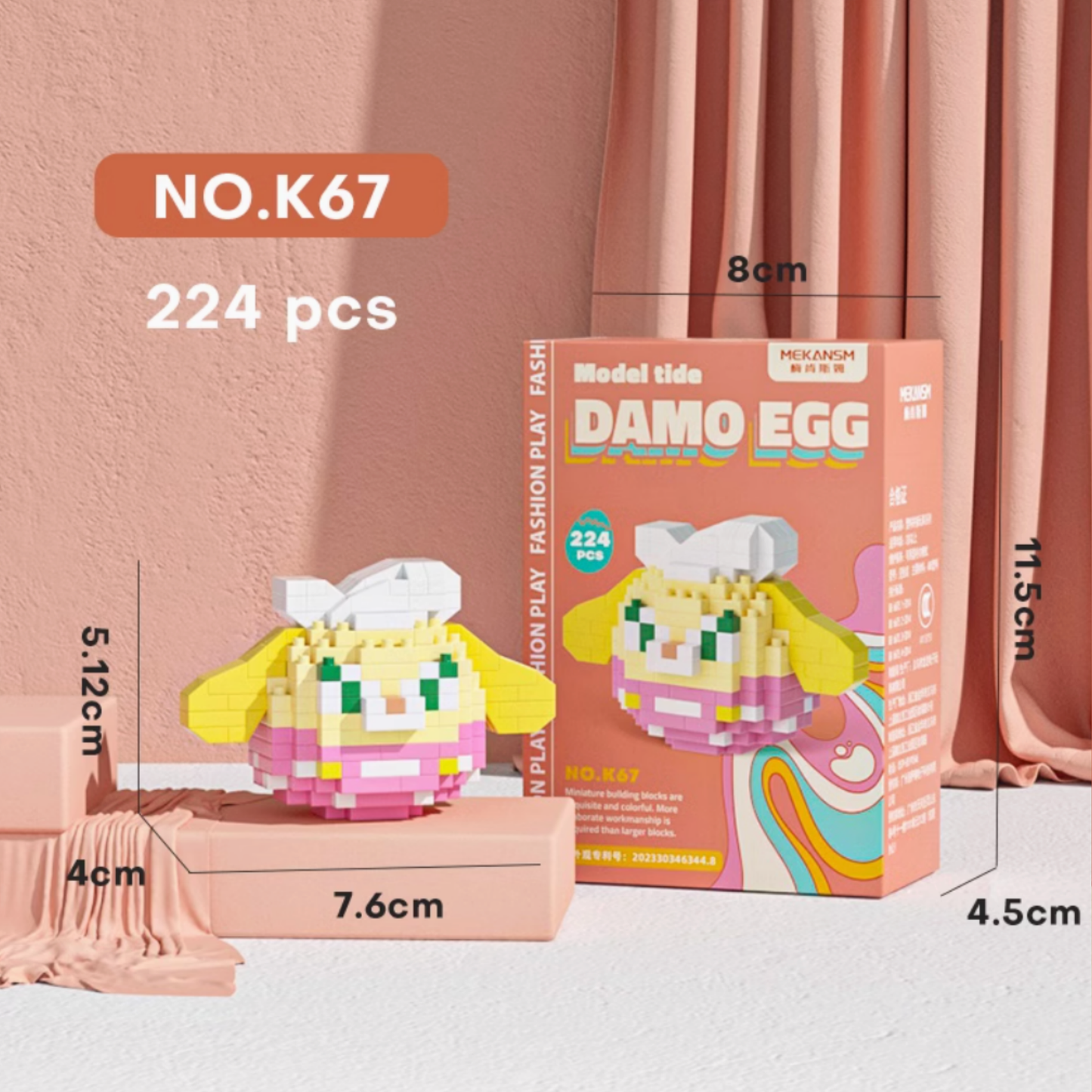 Character Eggs V2 Nano Blocks