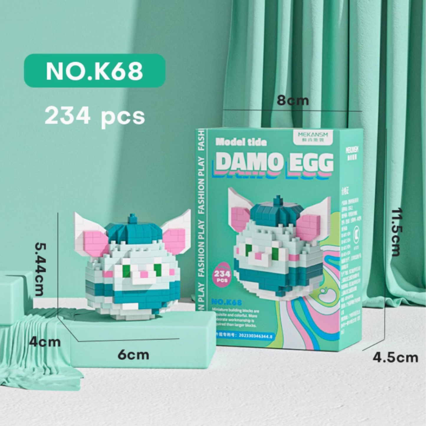 Character Eggs V2 Nano Blocks