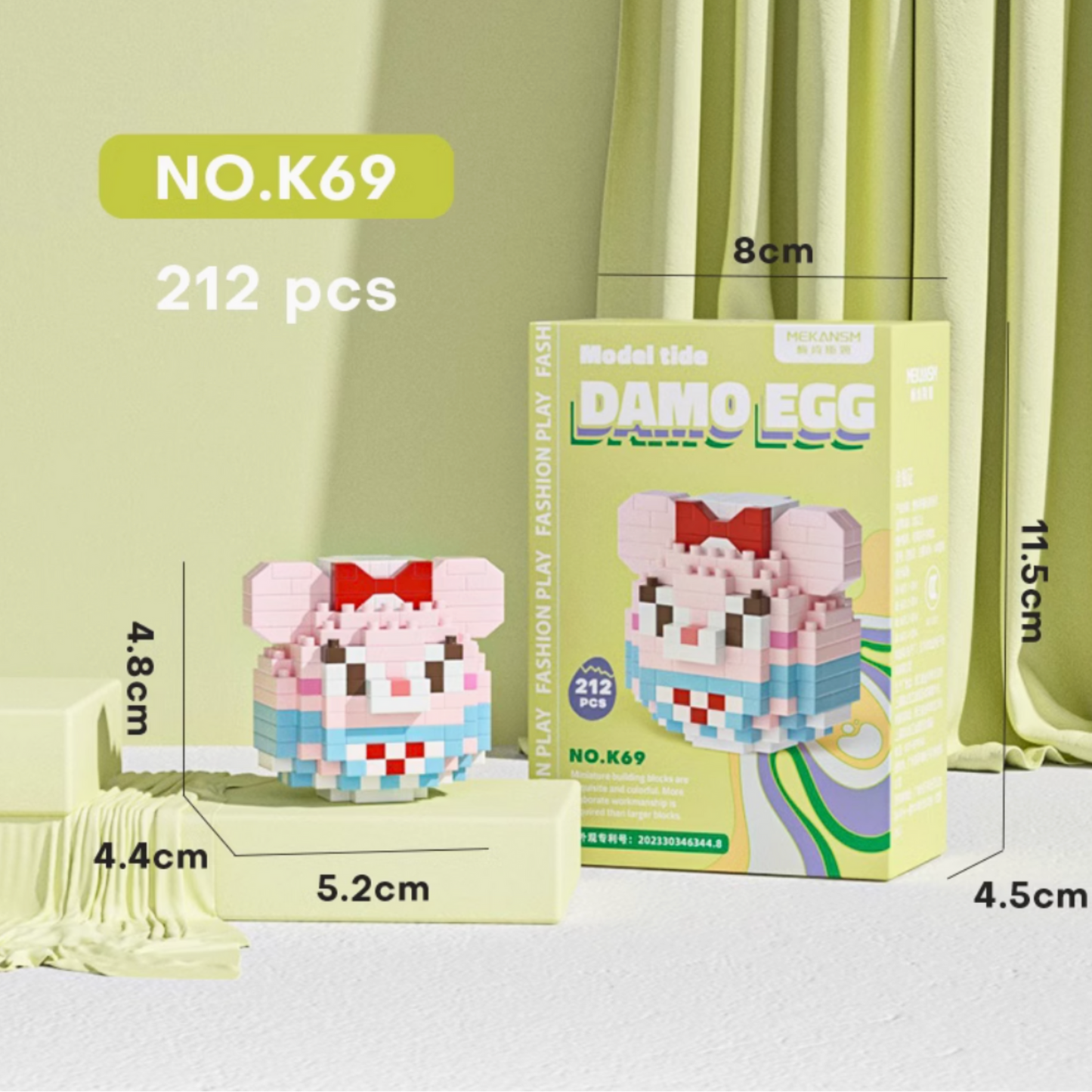 Character Eggs V2 Nano Blocks