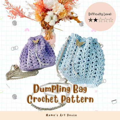 [Kit] Dumpling Bag | Beginner Friendly Crochet Kit