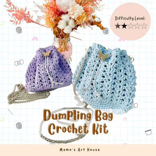 [Kit] Dumpling Bag | Beginner Friendly Crochet Kit
