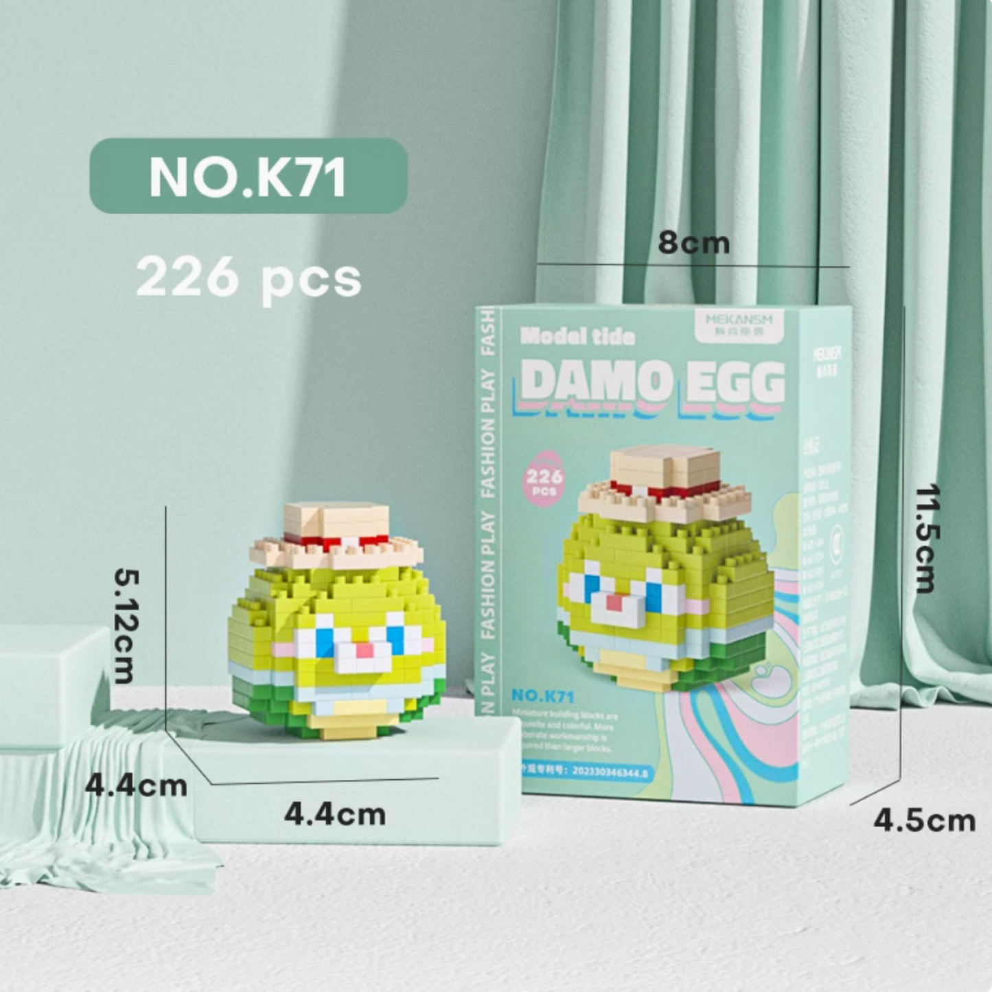 Character Eggs V2 Nano Blocks