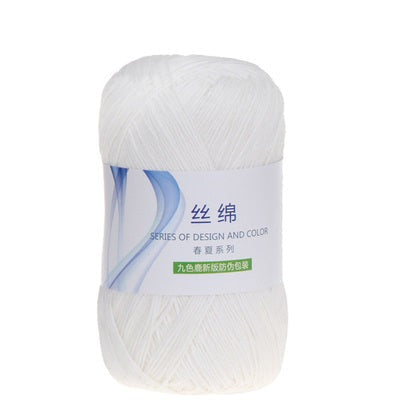 Silk Cotton Yarn (Fingering Weight)