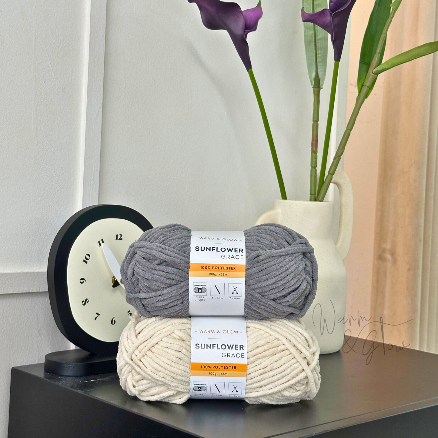 Warm & Glow - Sunflower Grace | Super Chunky Chenille