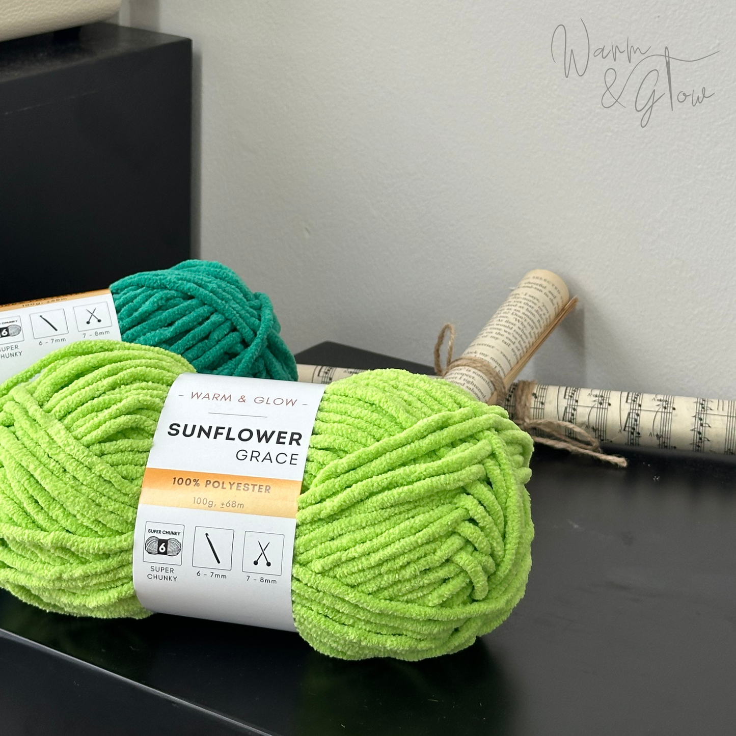 Warm & Glow - Sunflower Grace | Super Chunky Chenille