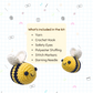 [Kit] Albie the Bee | Beginner Friendly Crochet Kit