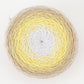 Warm & Glow - Daffodil Bliss Shine | Glitter Braided Rope Aran Cake