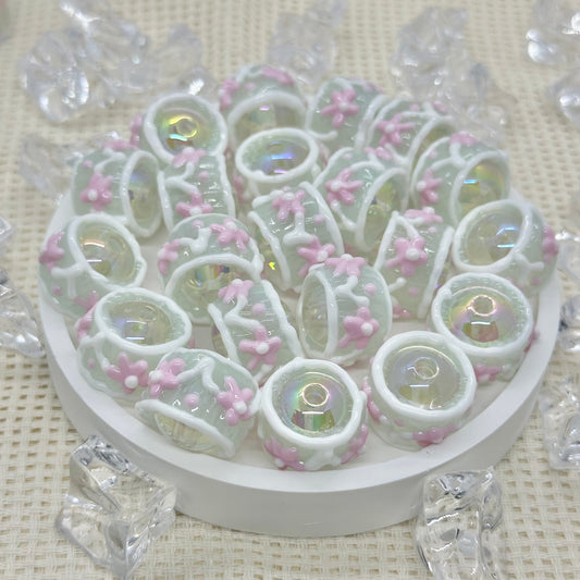 HandPainted Beads: Izzie