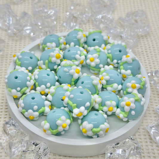 HandPainted Beads: Dina