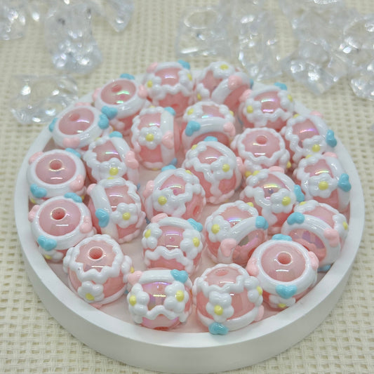 HandPainted Beads: Elise