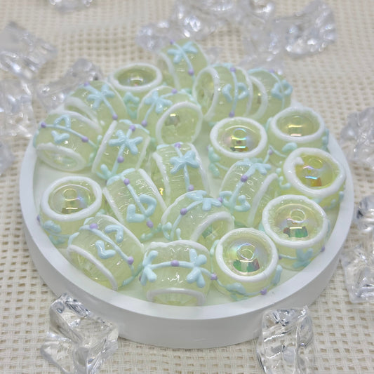 HandPainted Beads: Mery (Glow in the Dark)