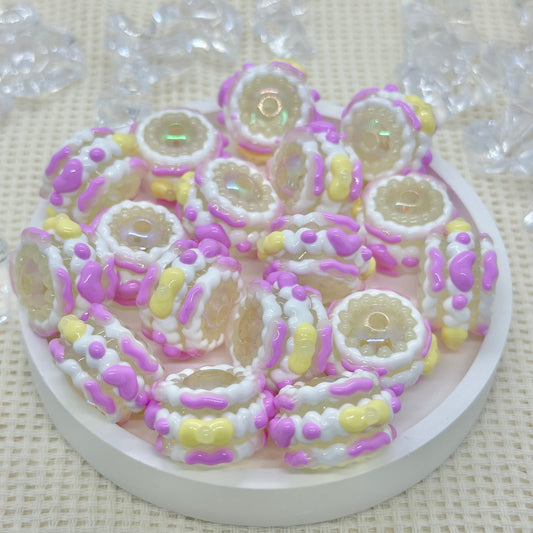 HandPainted Beads: Jane (Glow in the Dark)