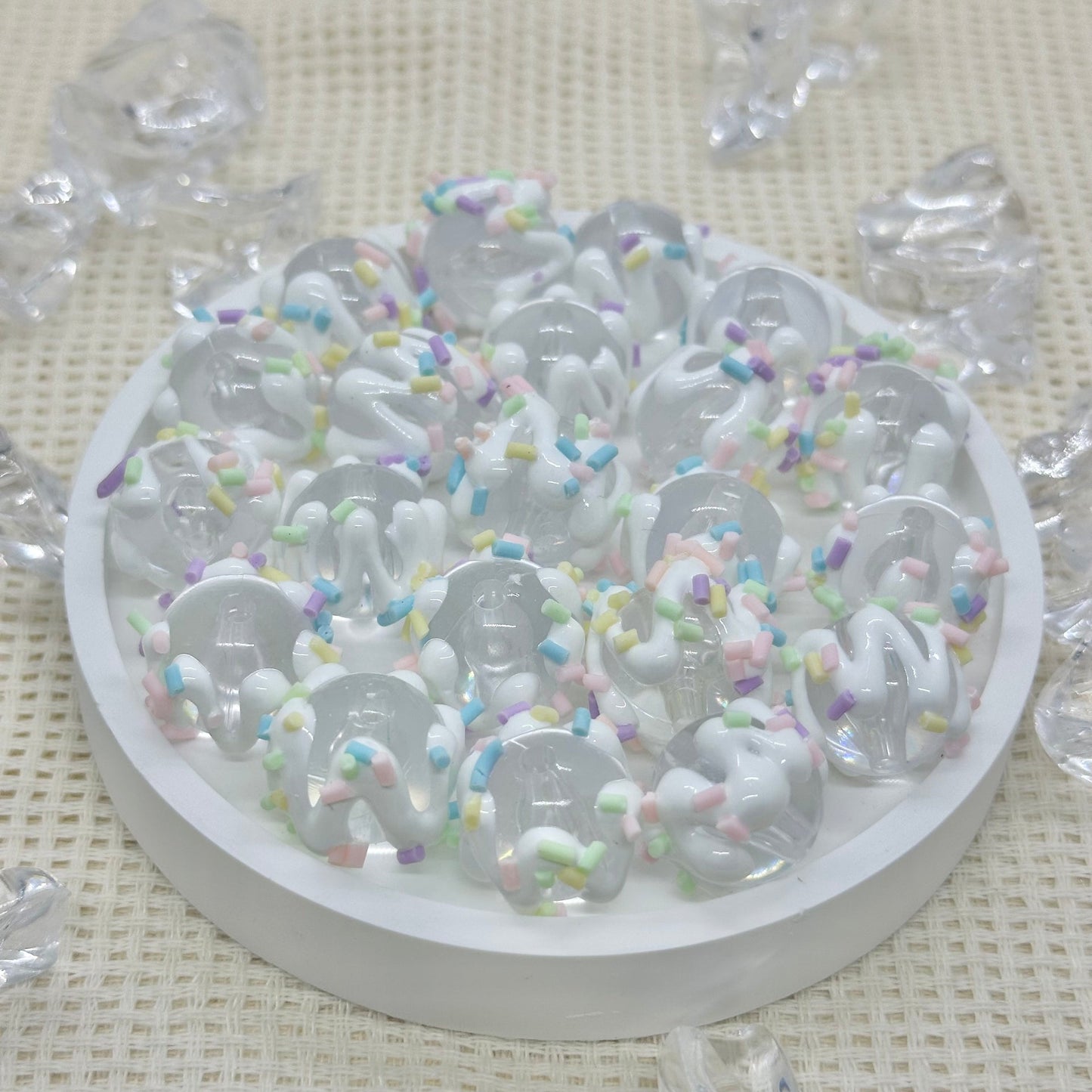HandPainted Beads: Birthday Sprinkles