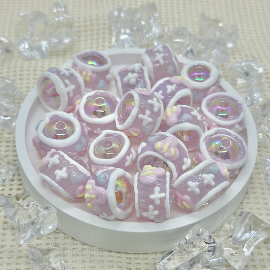 HandPainted Beads: Lollipop