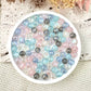 8mm AB Iridescent Glitter Beads (Assorted Colors)