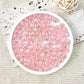 8mm AB Iridescent Glitter Beads (Pink)