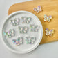 Acrylic Beads: Iridescent Butterfly